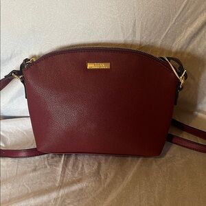 Trina Turk Elegant Burgundy Crossbody Bag New With Tags
